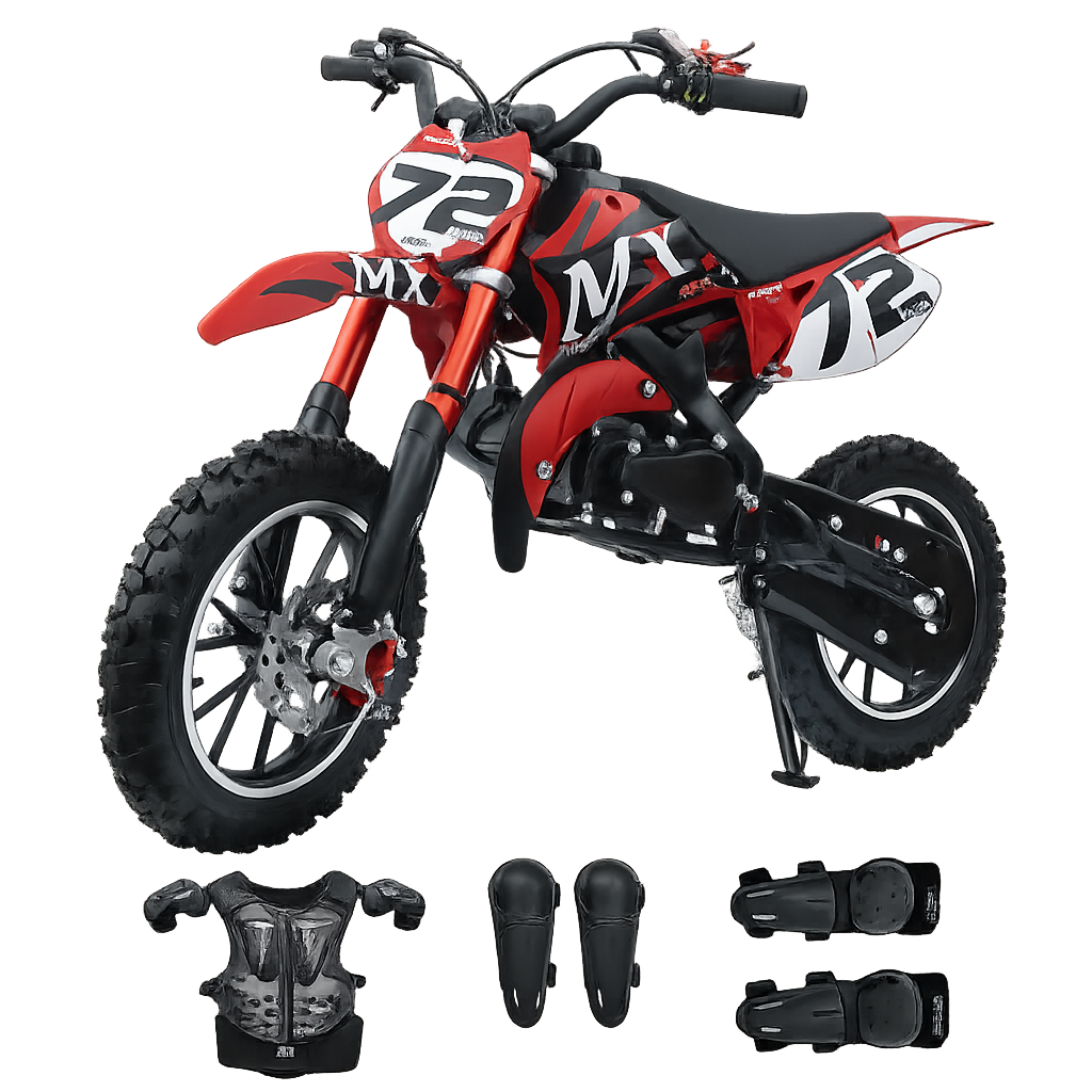 KAVO-DIRTBIKE-D2 49cc 2-Stroke Gas Kids Dirt Bike
